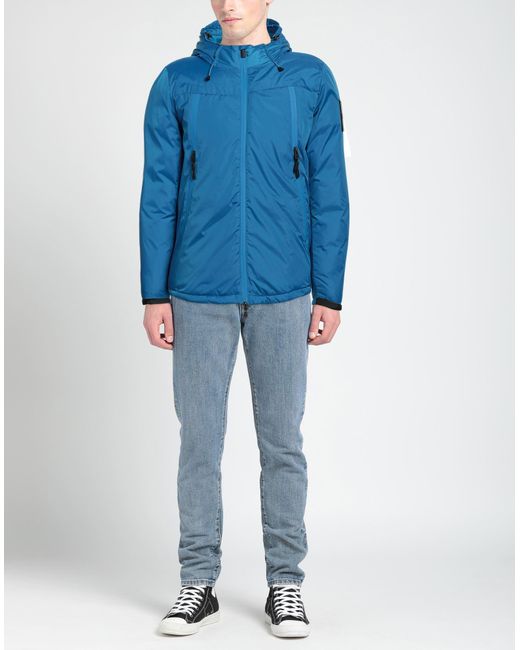 OUTHERE Blue Down Jacket for men