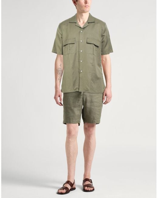 Camicia di Canali in Green da Uomo