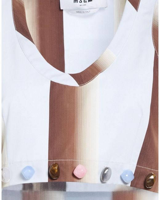 MSGM White Top Cotton