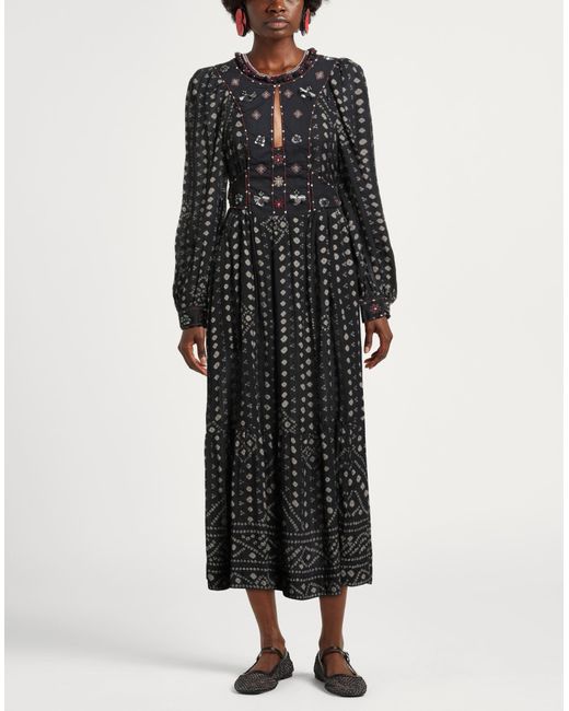 Robe Midi Sea en coloris Black