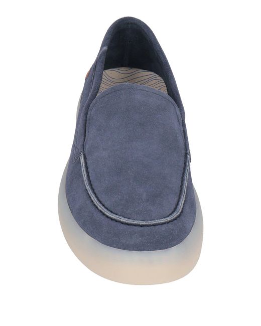 Softinos Blue Loafers Leather for men