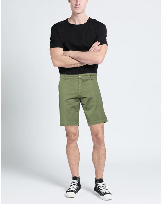 Yan Simmon Green Shorts & Bermuda Shorts for men