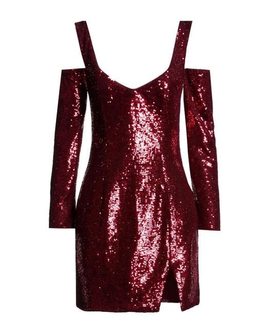 SILENCE LIMITED Red Mini Dress Pes