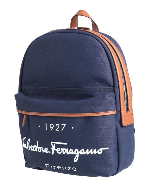 Ferragamo Blue Rucksack