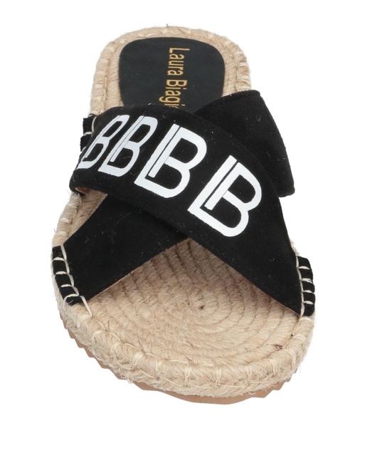 Laura Biagiotti Black Espadrilles