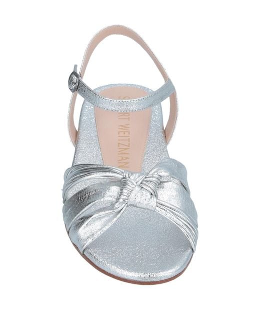 Stuart Weitzman White Sandals