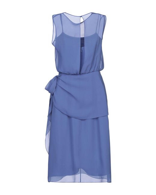 Max Mara Blue Midi Dress