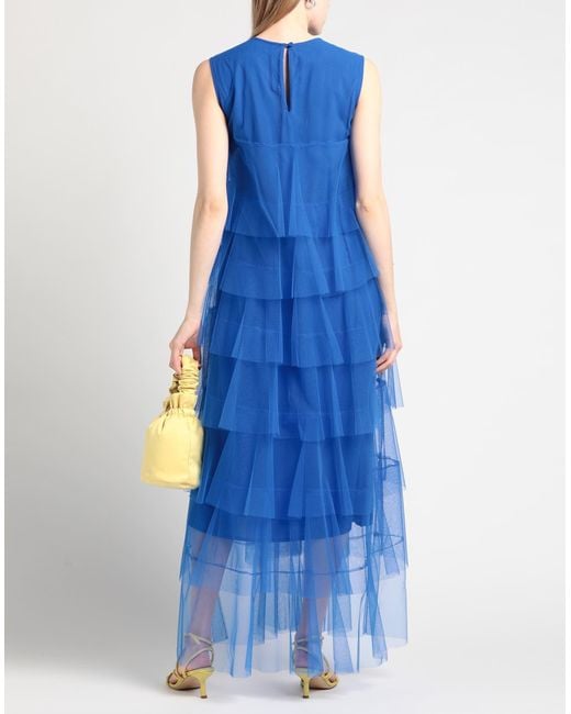 Shirtaporter Blue Maxi Dress