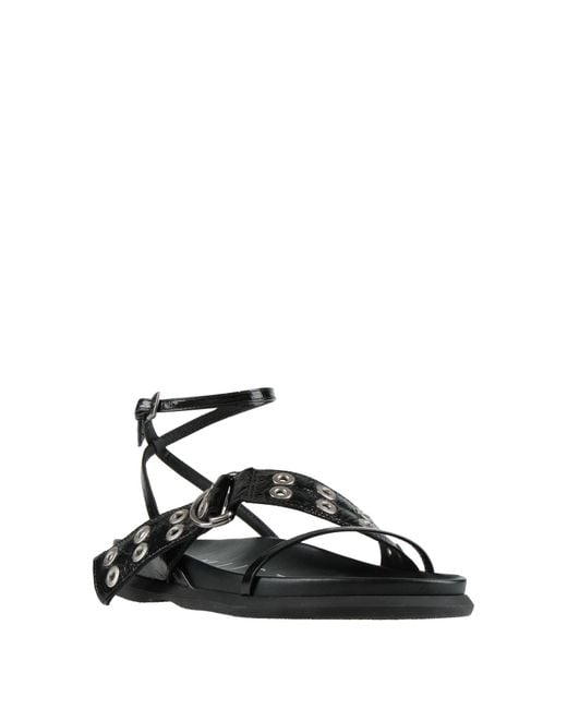 Miista Black Sandals Leather