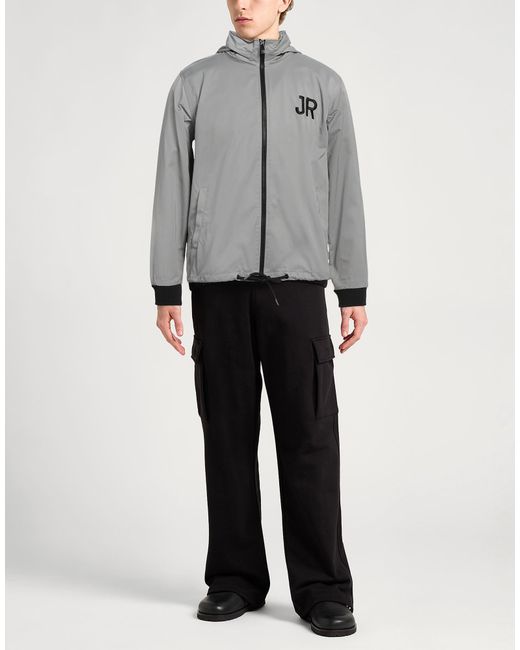 John Richmond Gray Jacket Cotton, Polyester for men