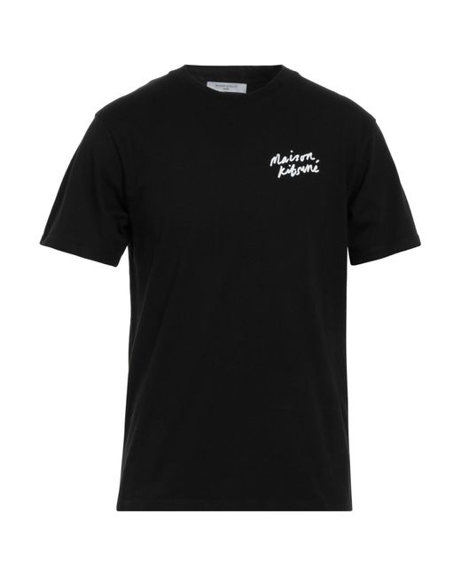 Camiseta Maison Kitsuné de hombre de color Black
