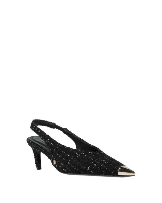Anine Bing Black Pumps Textile Fibers