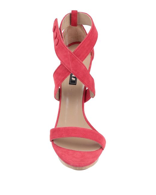 coral pink sandals