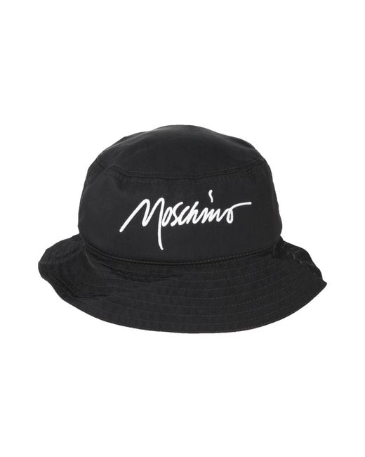 Moschino Black Hat for men