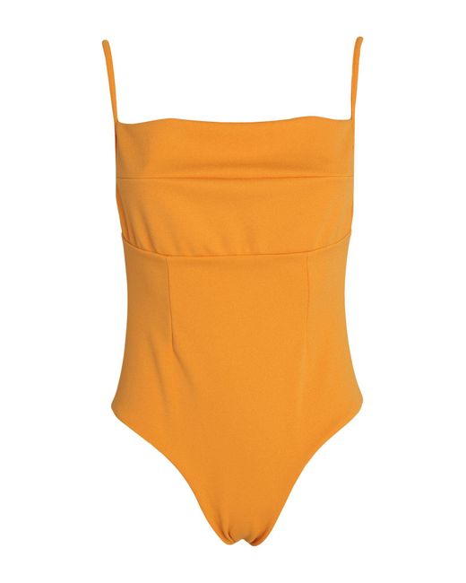 Haight Orange One-piece Swimsuit
