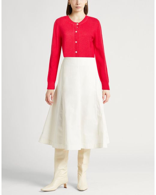 120% Lino Red Cardigans