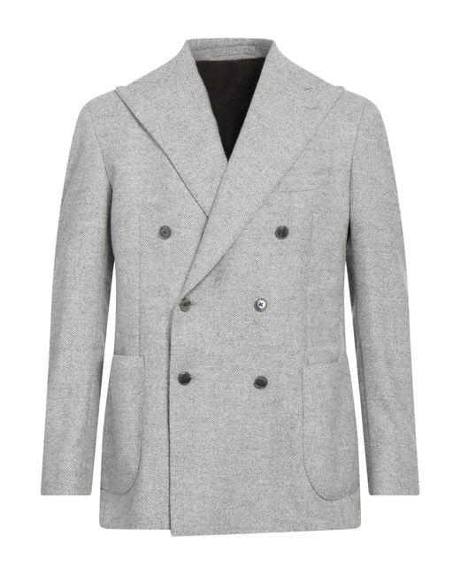 Luigi Bianchi Gray Blazer for men