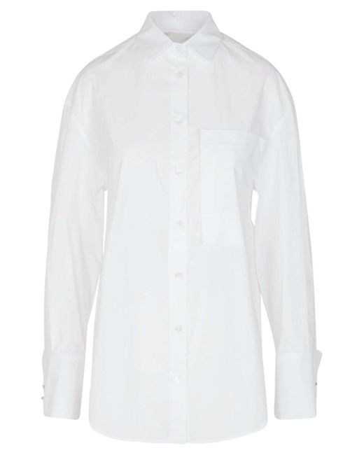 Camisa Tela de color White