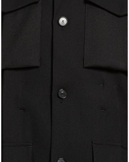 Setchu Black Jacket Virgin Wool for men