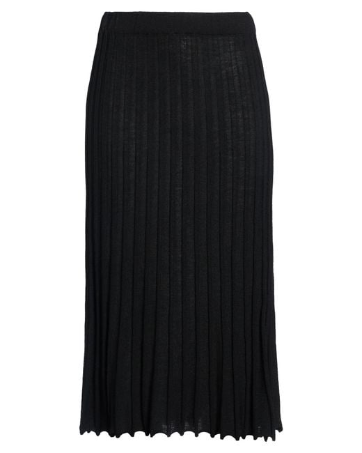 Liviana Conti Black Midi Skirt