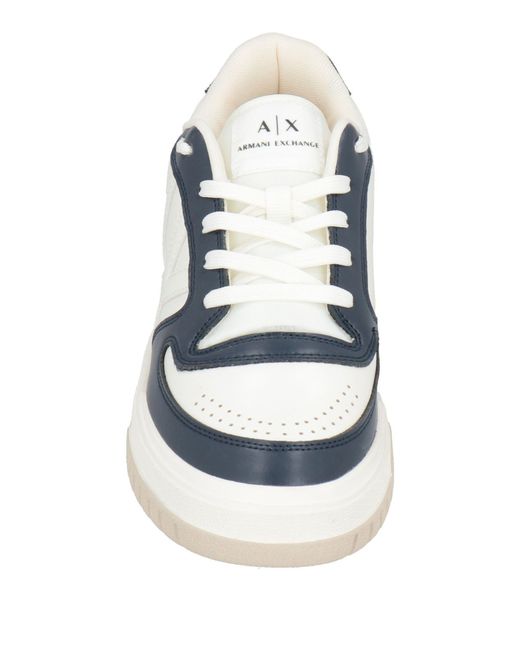 ARMANI EXCHANGE White Trainers for men