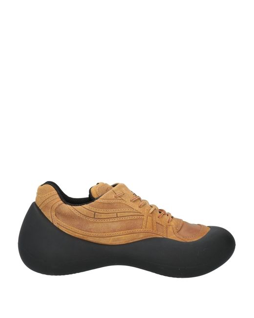 J.W. Anderson Natural Camel Sneakers Calfskin