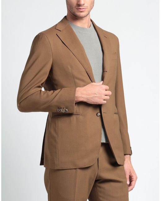 Caruso Brown Suit for men