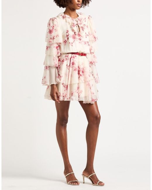 Imperial Pink Blush Mini Dress Polyester