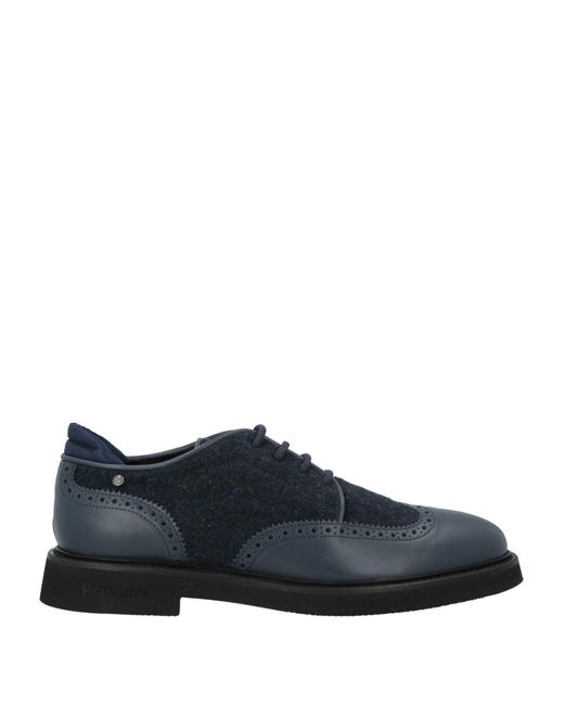 Pollini Blue Lace-up Shoes for men
