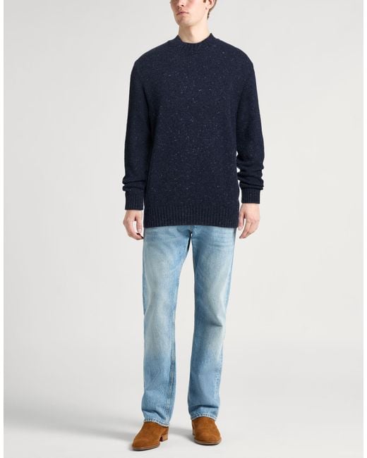 Daniele Fiesoli Blue Sweater Virgin Wool, Polyamide for men