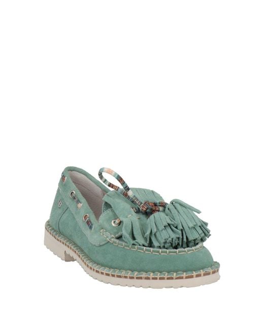 Patrizia Bonfanti Green Light Loafers Leather