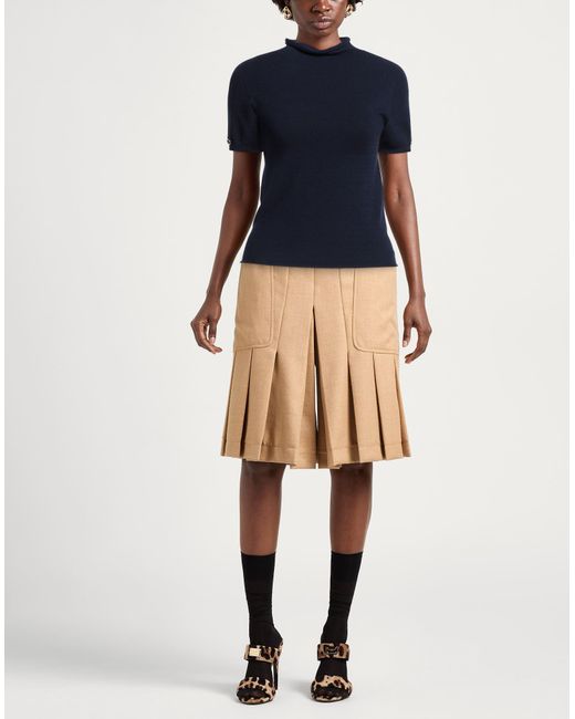 Twinset Blue Turtleneck Viscose, Polyester