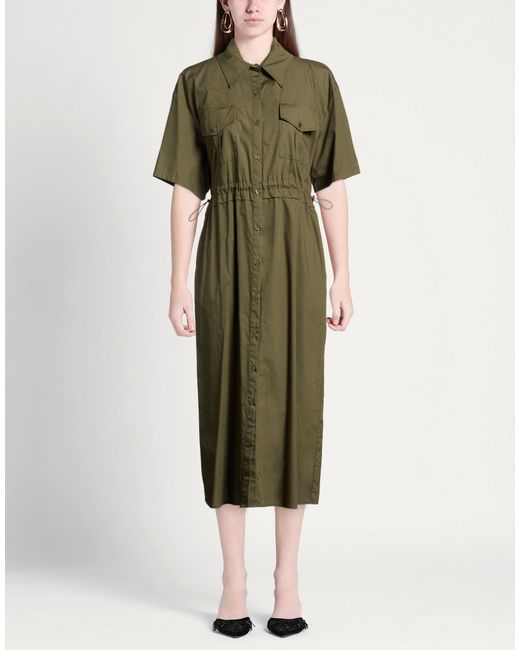 No Secrets Green Midi Dresses