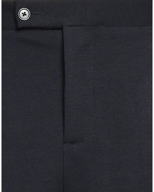 Daniele Alessandrini Blue Pants Polyester, Viscose, Elastane for men
