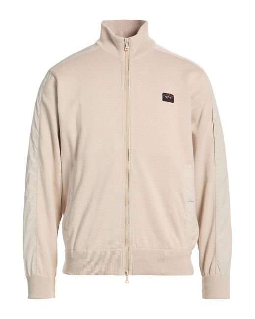Paul & Shark Natural Cardigan Cotton, Polyester, Polyamide for men