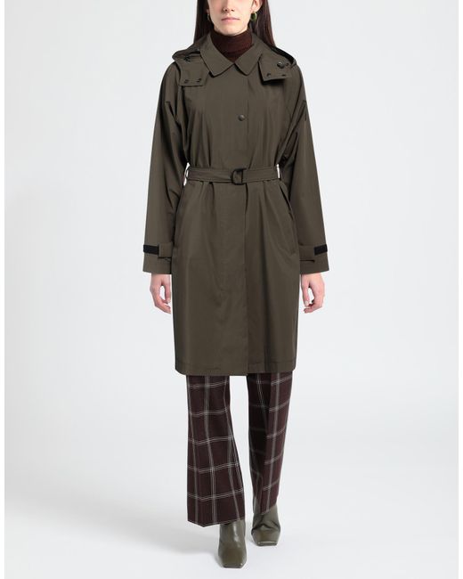 Woolrich Gray Overcoat & Trench Coat