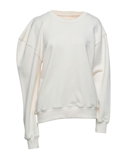 Pushbutton White Sweatshirt