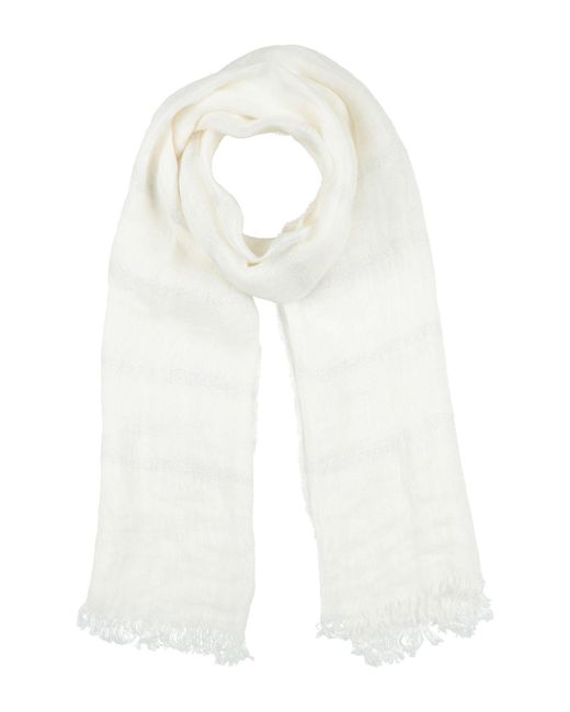 Sciarpa di 120% Lino in White