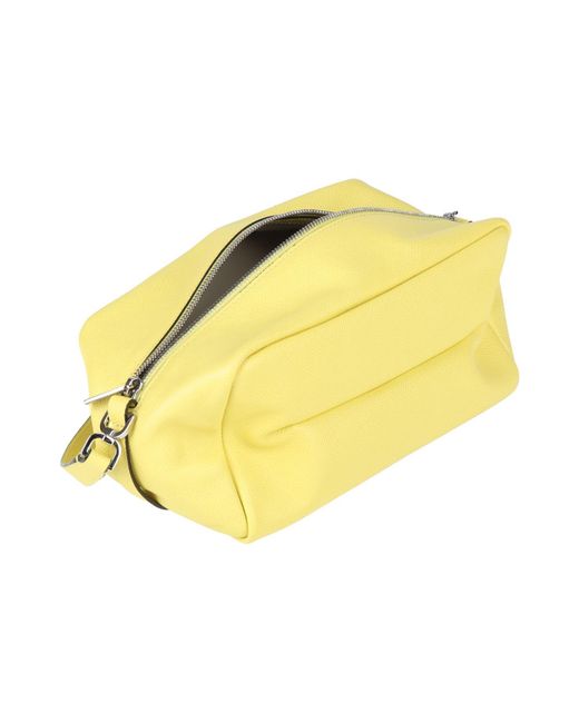 Valextra Yellow Cross-Body Bag Leather