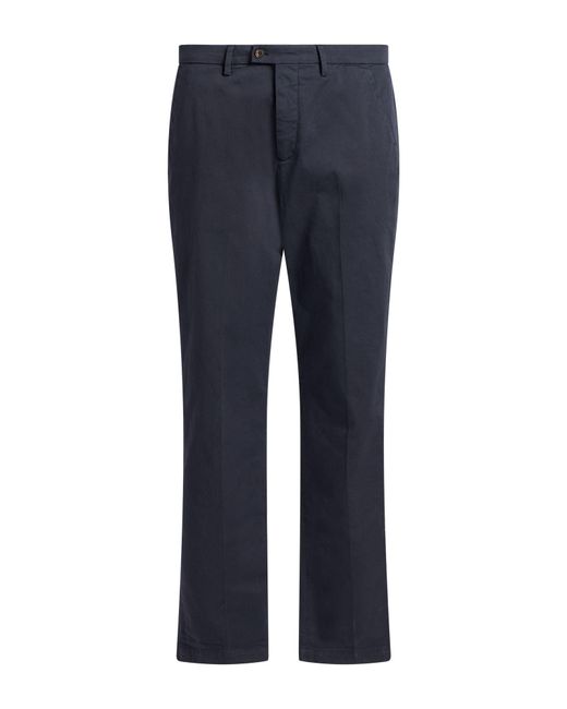 Corneliani Blue Pants Cotton, Elastane for men