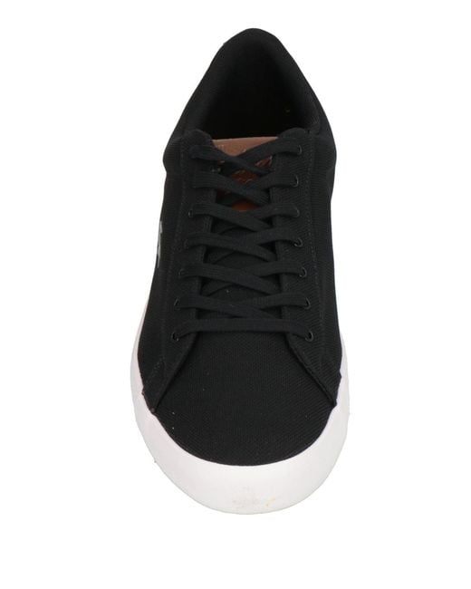 Lacoste Black Sneakers Textile Fibers, Synthetisches Material for men