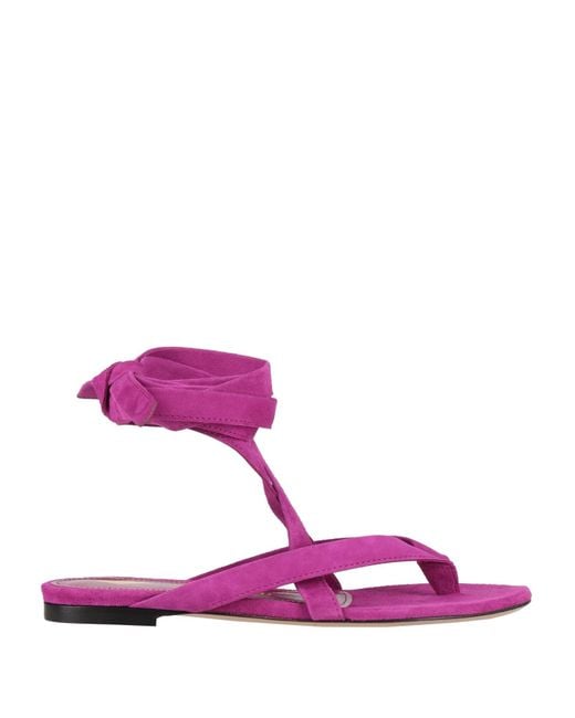 The Attico Pink Thong Sandal
