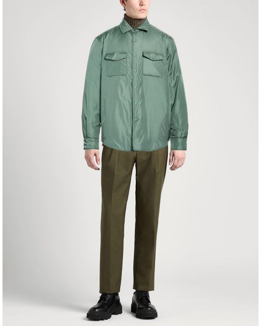 Aspesi Green Military Jacket Polyamide for men