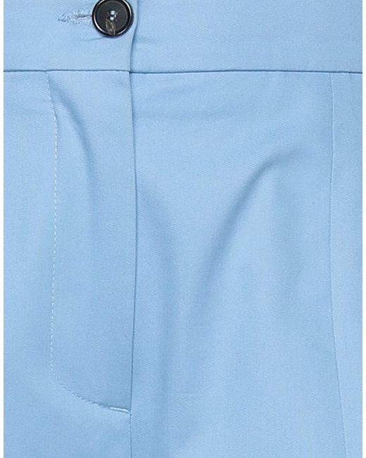 MSGM Blue Pastel Pants Cotton