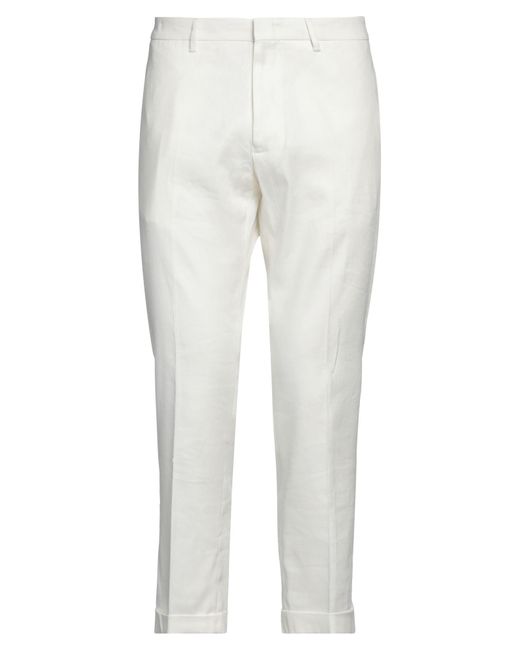 Paolo Pecora White Trouser for men