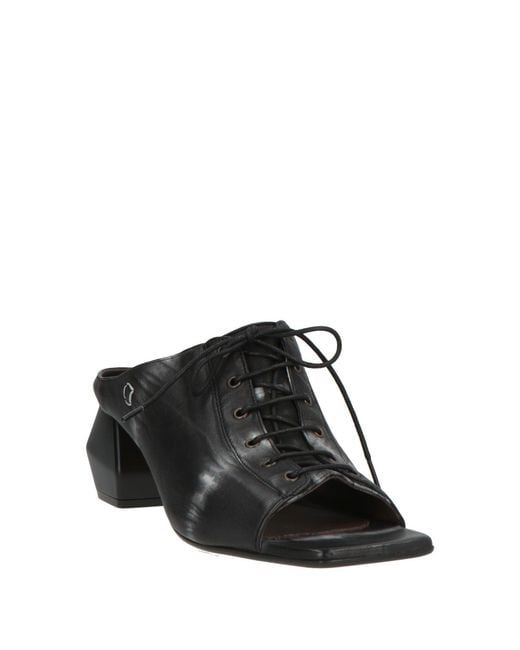 Collection Privée Black Sandals