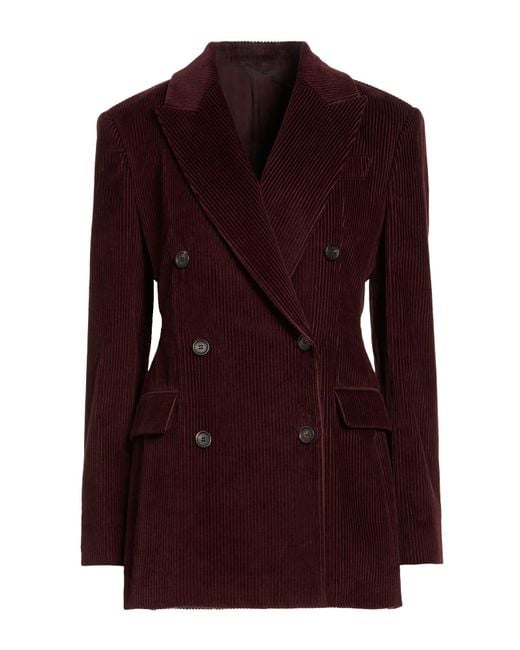 Brunello Cucinelli Purple Blazer
