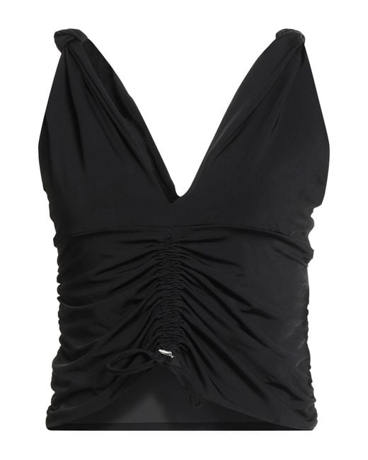 True Royal Black Top Viscose, Elastane