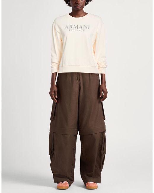 ARMANI EXCHANGE White Sweatshirt