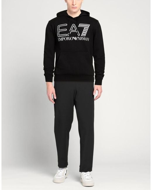 EA7 Black Sweatshirts for men